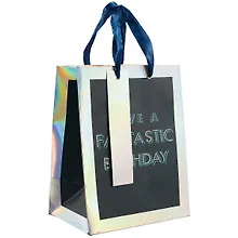 Купить Пакет А5 23*18*12 Fantastic Birthday нейтр., бум.мат.ламинат, голография — Фото №1