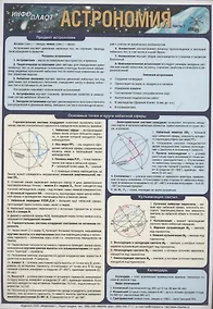 Купить Информационно-справочная таблица. Астрономия. Часть 1 — Фото №1