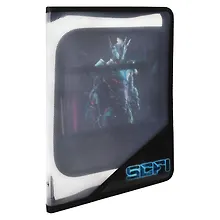 Купить Папка для труда А4 "Ледяной робот" 32,8*22,8 см, пластиковая, молния с трех сторон — Фото №1