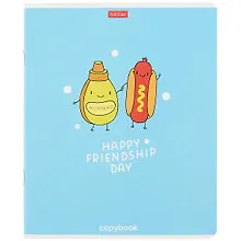 Купить Тетрадь в клетку Hatber, "Вкусная дружба", 48 листов, в ассортименте — Фото №1