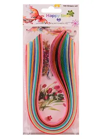 Купить Бумага для квиллинга Радуга (10мм) (длина 35см) (упаковка) — Фото №1