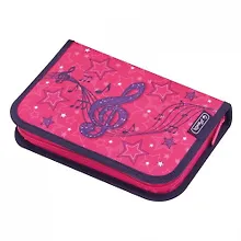 Купить Пенал Herlitz 31 предмет, Melody Clef, 20,3*3,5*14см — Фото №1