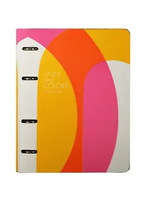 Купить Папка-обложка для тетради со сменными блоками А5 "Life`s colors" кожзам, инд.уп., IN FOLIO — Фото №1