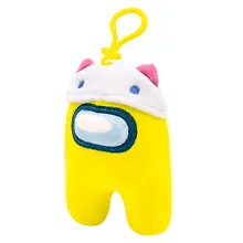 Купить Плюшевая игрушка Among Us 3 серия ЖЕЛТАЯ на брелке, (6,5х7х12), (AU7300C) — Фото №1