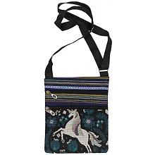 Купить Сумка-шоппер на молнии Единорог (текстиль под гобелен) (23х20) (12-12611-356-LN-G2) — Фото №1