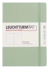 Купить Книга для записей A5 125л нелин. "Classic" тв.обл., цвет шалфей, Leuchtturm1917 — Фото №1