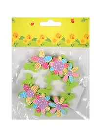 Купить Набор прищепок, 6 шт, в пакете с хедером, цветочки ассорти (11-06943-3) — Фото №1
