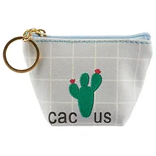 Купить Кошелек на молнии Кактус (кожзам) 11*9см (ПВХ бокс) — Фото №1