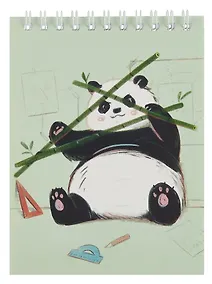 Купить Блокнот А6 60л "Панда" спираль — Фото №1