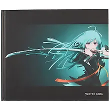 Купить Скетчбук Аниме Девушка с мечом (100стр) (24,5х20,5) — Фото №1