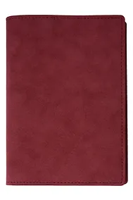 Купить Книга для записей А5 112л нелин. "Portfolio" кож.зам., красная — Фото №1