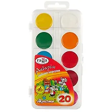 Купить Акварельные краски Гамма, "Мультики", 20 цветов — Фото №1