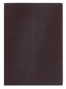 Купить Ежедневник недат. А5+ 160л "Нубук" коричневый, кожзам, мягк.переплет, тонир.блок, блинт.тиснение, справ.мат-лы, 2 ляссе, инд.уп — Фото №1