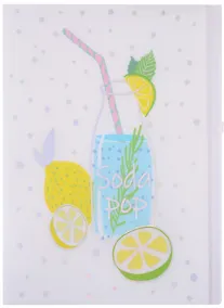 Купить Папка-уголок А4 4отд. "ЛИМОНАД" полипропилен, внутр.отд. на гибк.молнии — Фото №1