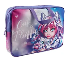 Купить Папка для тетрадей Феникс+, "Девушка с барсом", А4+, на молнии — Фото №1