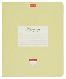 Купить Тетрадь в косую линейку Hatber, "Пастель", 12 листов, салатовая — Фото №1