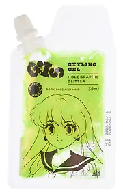 Купить Глиттер-гель `GIS` для волос, лица и тела Yellow 30 мл (229208) — Фото №1