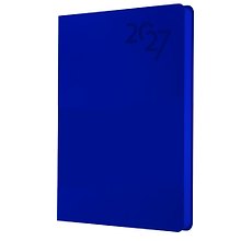 Купить Ежедневник дат. 2027г. А6 176л "Soft Touch" космический синий, иск.кожа, интегр.переплет, тонир.блок, скругл.углы, ляссе, инд.уп — Фото №1
