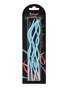 Купить Набор свечей для торта Mint Wave (волны мятные) (6шт) (17см) (12-7color-candle_19) — Фото №1