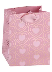 Купить Пакет А6 14*11,5*6 "Shining hearts" жен., бум.мат.ламинат — Фото №1