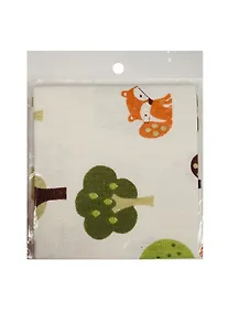 Купить Отрез льна (48*48см) (пакет) Лисы и совы в лесу (11-00399-L5) — Фото №1