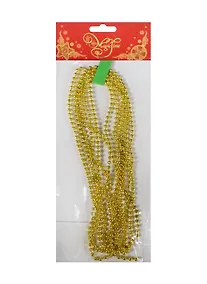 Купить Новогодняя гирлянда Бусы (270см) золотые — Фото №1
