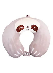 Купить Подголовник с кнопкой Ленивец (текстиль) (30х30) (12-01669-63427) — Фото №1