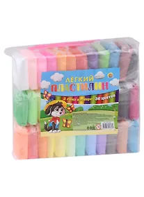 Купить Масса для лепки. Легкий пластилин, 36 цветов, 3 стека — Фото №1