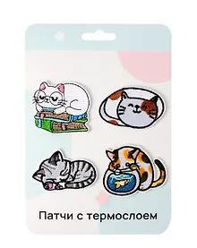 Купить Нашивки Котики -1 (термонаклейки) — Фото №1