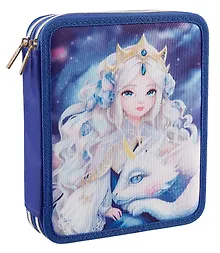 Купить Пенал-органайзер 1отд. "ПРИНЦЕССА С ДРАКОНОМ" 19,5*23*5см, полиэстер, молния, сублимац.печать, инд. уп. — Фото №1