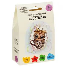 Купить Набор для мыловарения ТРИ СОВЫ "Совушка", 1 мыло с картинкой — Фото №1