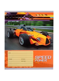 Купить Тетрадь в линейку Unnika, "Быстрые и мощные", 18 листов, в ассортименте — Фото №1