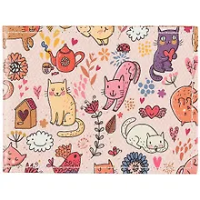 Купить Обложка на ученический билет «Котики» — Фото №1