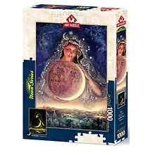 Купить Пазл Educa 1000 деталей неон Богиня Луны — Фото №1