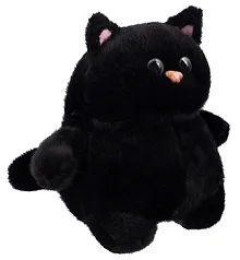 Купить Мягкая игрушка Котик с щечками (черный) (22см) (12-0650-202411-T2) — Фото №1