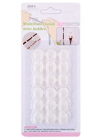 Купить Набор держателей для гирлянд и проводов (18 шт) (ПВХ) (блистер) — Фото №1
