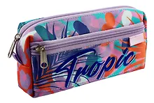 Купить Пенал-косметичка 2 отделения "Tropical" 21*10*5 см, Erich Krause — Фото №1