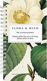 Купить Блокнот 100 листов в клетку "Botanica", 94*174, сансевиерия, твердый переплет, спираль — Фото №1