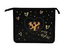 Купить Папка для тетрадей А5 "Стильный мишка" 1отд, молния, пластик — Фото №1