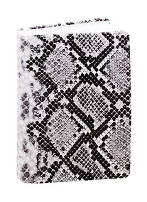 Купить Ежедневник недат. А5 160л Snake серый, иск.кожа, интегр.переплет, обл.кожа змеи, ляссе — Фото №1