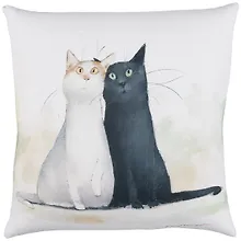 Купить Подушка-антистресс Коты. Павлик и Валера (30х30) — Фото №1