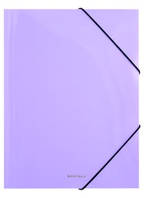 Купить Папка на резинке «Pastel» А4, пластик, 3 клапана, в ассортименте, Erich Krause — Фото №1