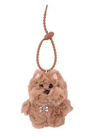 Купить Брелок-обвес на сумку Собачка с бусинами (плюш) (12см) (12-4033-202510-SPT-33) — Фото №1