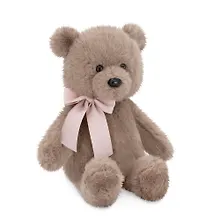 Купить Мягкая игрушка Тёпа с пудровым бантом (25см) (мокко) (4/32) — Фото №1