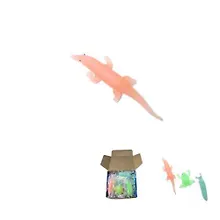 Купить Игрушка, 1TOY/Вантой, Лизун Крокодил/Змея/Жаба/Слизень 18см свет.в темноте, в д/боксе — Фото №1