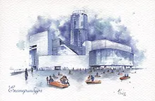 Купить Открытка. Екатеринбург. Музей Б. Н. Ельцина (Ельцин Центр) — Фото №1