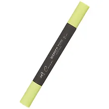 Купить Маркер художественный "Сонет" желто-зеленый, двухсторон., тонк. и широк.долото, Сонет — Фото №1