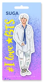 Купить Фигурная магнитная закладка. BTS. Suga — Фото №1