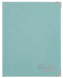 Купить Дневник шк. "Мятный" кожзам, интегр.переплёт, тиснение фольгой, пантон, мет.уголки, одно ляссе, универс.шпаргалка — Фото №1