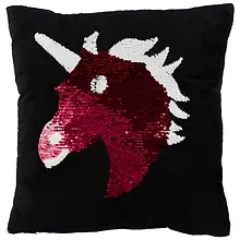 Купить Подушка с пайетками Единорог (30х30) (текстиль) 12-11403-CT1 — Фото №1